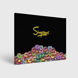 Картина прямоугольная Simpsons Donuts