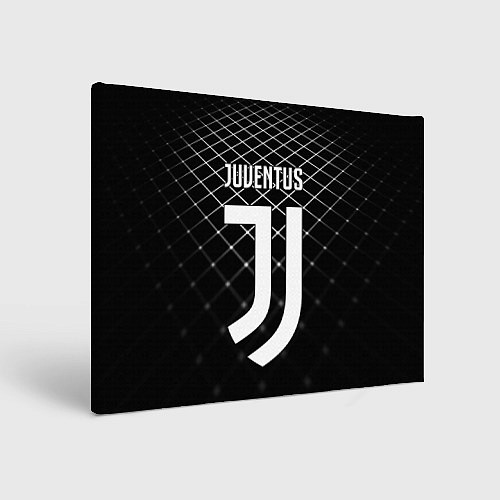 Картина прямоугольная FC Juventus: Black Lines / 3D-принт – фото 1