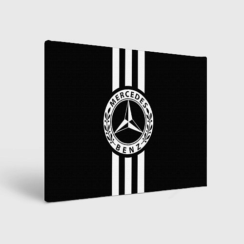Картина прямоугольная Mercedes-Benz Black / 3D-принт – фото 1