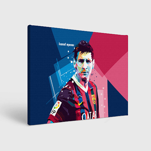 Картина прямоугольная Lionel Messi / 3D-принт – фото 1