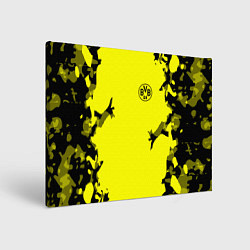 Холст прямоугольный FC Borussia Dortmund: Yellow Original, цвет: 3D-принт