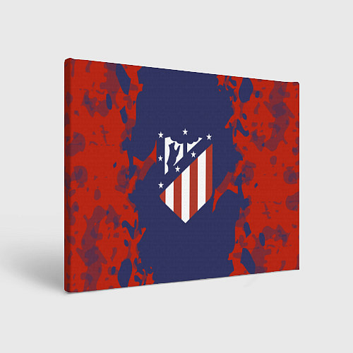 Картина прямоугольная FC Atletico Madrid: Blue & Red / 3D-принт – фото 1