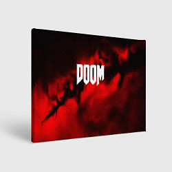 Холст прямоугольный DOOM: Red Fog, цвет: 3D-принт