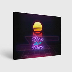 Холст прямоугольный New Retro Wave, цвет: 3D-принт