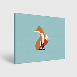 Картина прямоугольная Minimal Fox