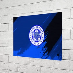 Холст прямоугольный FC Leicester: Abstract style, цвет: 3D-принт — фото 2