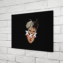 Холст прямоугольный XXXTentacion Head, цвет: 3D-принт — фото 2