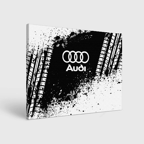 Картина прямоугольная Audi: Black Spray / 3D-принт – фото 1