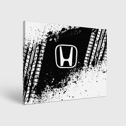 Картина прямоугольная Honda: Black Spray