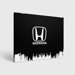 Холст прямоугольный Honda: Black Side, цвет: 3D-принт