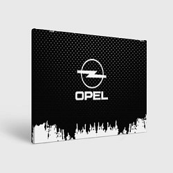 Холст прямоугольный Opel: Black Side, цвет: 3D-принт