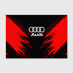 Холст прямоугольный Audi: Red Anger, цвет: 3D-принт — фото 2
