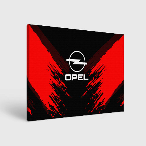 Картина прямоугольная Opel: Red Anger / 3D-принт – фото 1