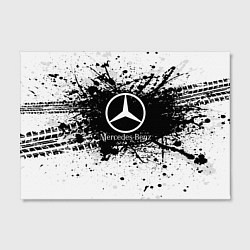 Холст прямоугольный Mercedes-Benz: Black Spray, цвет: 3D-принт — фото 2