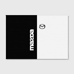 Холст прямоугольный Mazda B&W, цвет: 3D-принт — фото 2