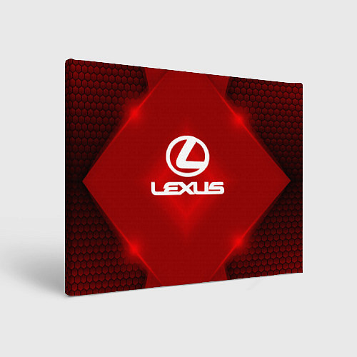Картина прямоугольная Lexus: Red Light / 3D-принт – фото 1