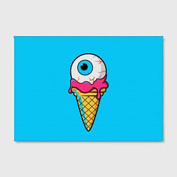 Холст прямоугольный Мороженое с глазом, цвет: 3D-принт — фото 2