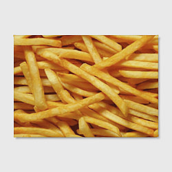 Холст прямоугольный Картофель фри, цвет: 3D-принт — фото 2