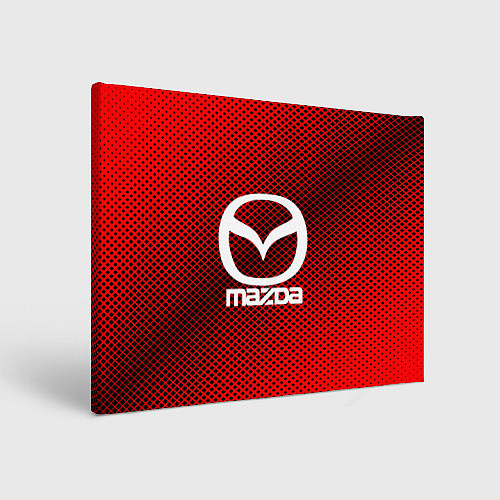 Картина прямоугольная Mazda: Red Carbon / 3D-принт – фото 1