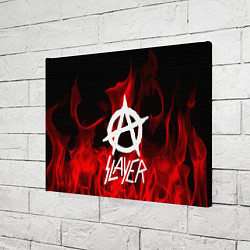 Холст прямоугольный Slayer Flame, цвет: 3D-принт — фото 2