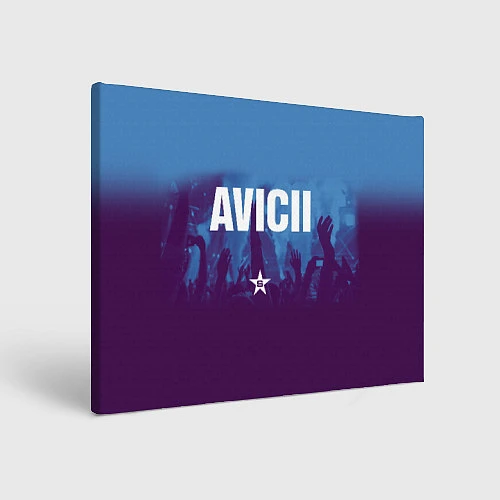 Картина прямоугольная Avicii Star / 3D-принт – фото 1
