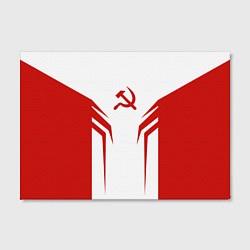 Холст прямоугольный СССР воин, цвет: 3D-принт — фото 2