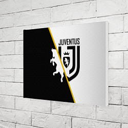 Холст прямоугольный FC Juventus: Football Point, цвет: 3D-принт — фото 2