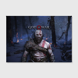 Холст прямоугольный God of War: Kratos, цвет: 3D-принт — фото 2