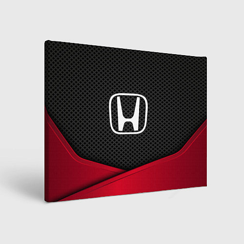 Картина прямоугольная Honda: Grey Carbon / 3D-принт – фото 1
