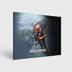 Холст прямоугольный Uncharted: The Lost Legacy, цвет: 3D-принт