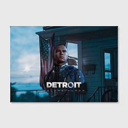 Холст прямоугольный Detroit: Markus, цвет: 3D-принт — фото 2