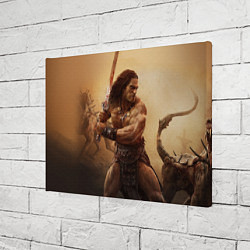 Холст прямоугольный Конан-варвар, цвет: 3D-принт — фото 2