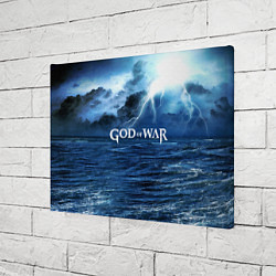 Холст прямоугольный God of War: Sea ​​rage, цвет: 3D-принт — фото 2