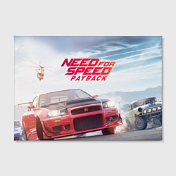 Холст прямоугольный Need for Speed: Payback, цвет: 3D-принт — фото 2