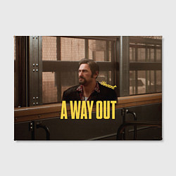 Холст прямоугольный Vincent: A Way Out, цвет: 3D-принт — фото 2