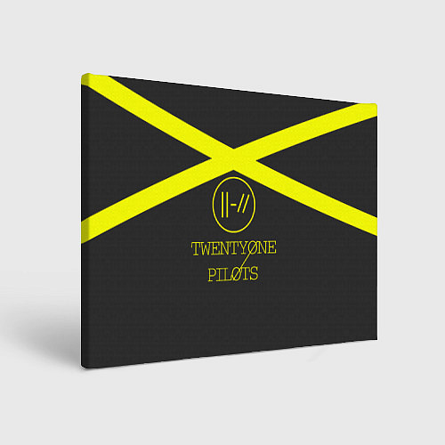 Картина прямоугольная Twenty One Pilots: Yellow Lines / 3D-принт – фото 1