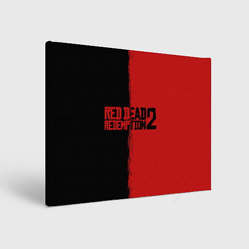 Картина прямоугольная RDD 2: Black & Red / 3D-принт – фото 1