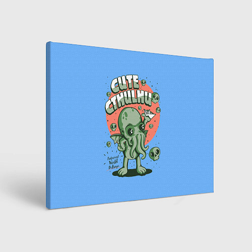 Картина прямоугольная Cute Cthulhu / 3D-принт – фото 1