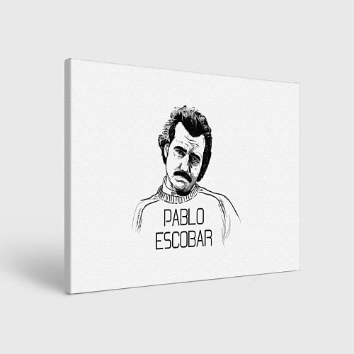 Картина прямоугольная Pablo Escobar / 3D-принт – фото 1