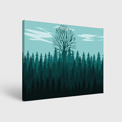 Холст прямоугольный Firewatch Wood, цвет: 3D-принт