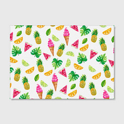 Холст прямоугольный Сочное лето, цвет: 3D-принт — фото 2