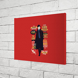 Холст прямоугольный Шерлок Холмс, цвет: 3D-принт — фото 2