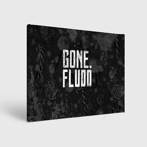 Картина прямоугольная GONE Fludd Dark / 3D-принт – фото 1