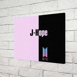 Холст прямоугольный BTS J-hope, цвет: 3D-принт — фото 2