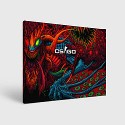 Холст прямоугольный CS:GO Hyper Beast, цвет: 3D-принт