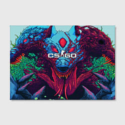 Холст прямоугольный CS:GO Hyper Beast, цвет: 3D-принт — фото 2