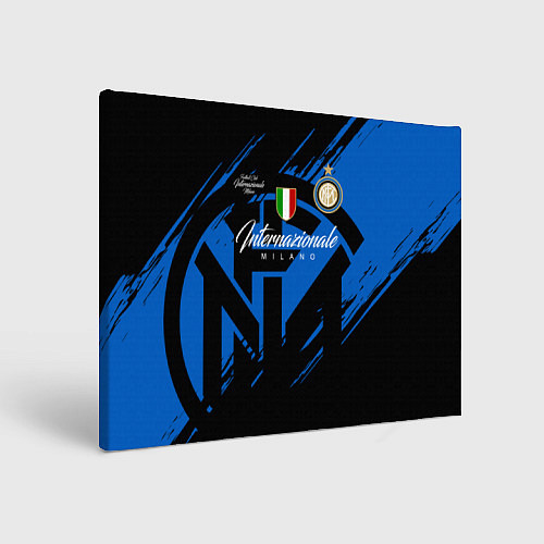 Картина прямоугольная Интер Милан логотипы / 3D-принт – фото 1