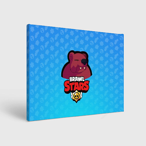 Картина прямоугольная Bear: Brawl Stars / 3D-принт – фото 1