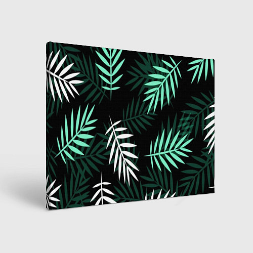 Картина прямоугольная Листья пальмы / 3D-принт – фото 1