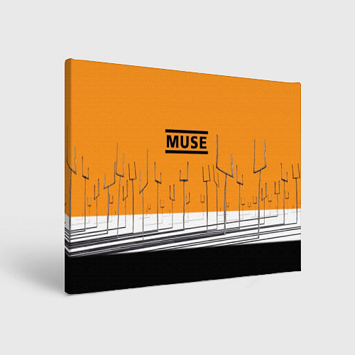 Картина прямоугольная Muse: Orange Mood / 3D-принт – фото 1